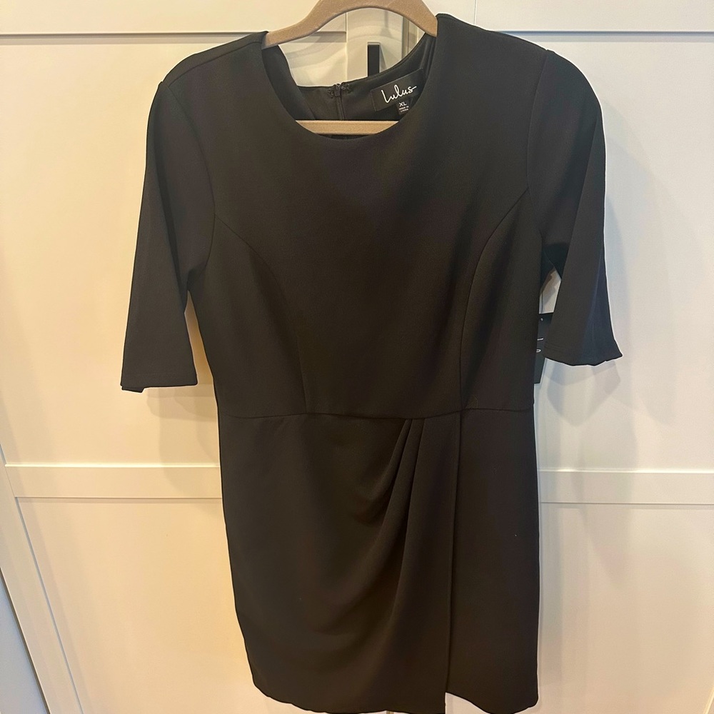 LuLus Black Work Dress XL new with tags